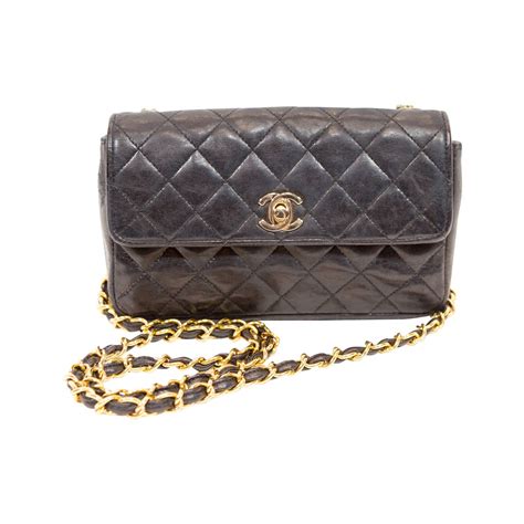 black chanel crossbody purse|Chanel black quilted crossbody bag.